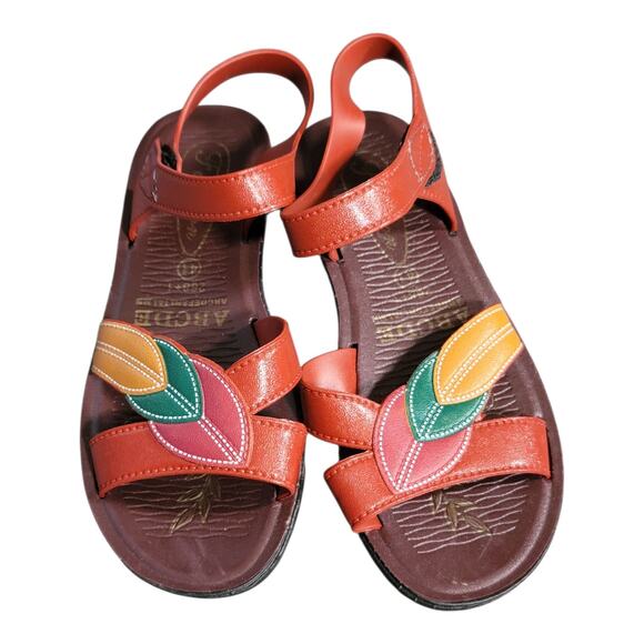 ABCDE Fashion Ankle Strap Open Toe Sandals Women's Size 41 EU - Picture 1 of 6